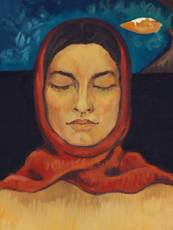 Veiled Woman Detail
